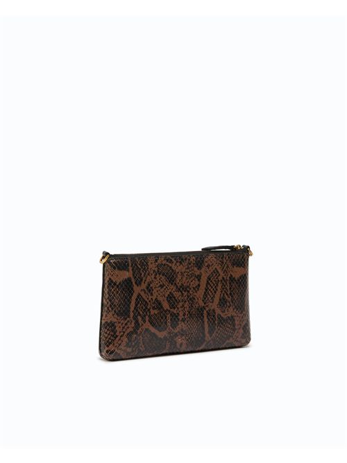 Pochette a tracolla Mini Flat Horizontal in pelle stampa pitone PINKO | 104277A3E5/M16Q